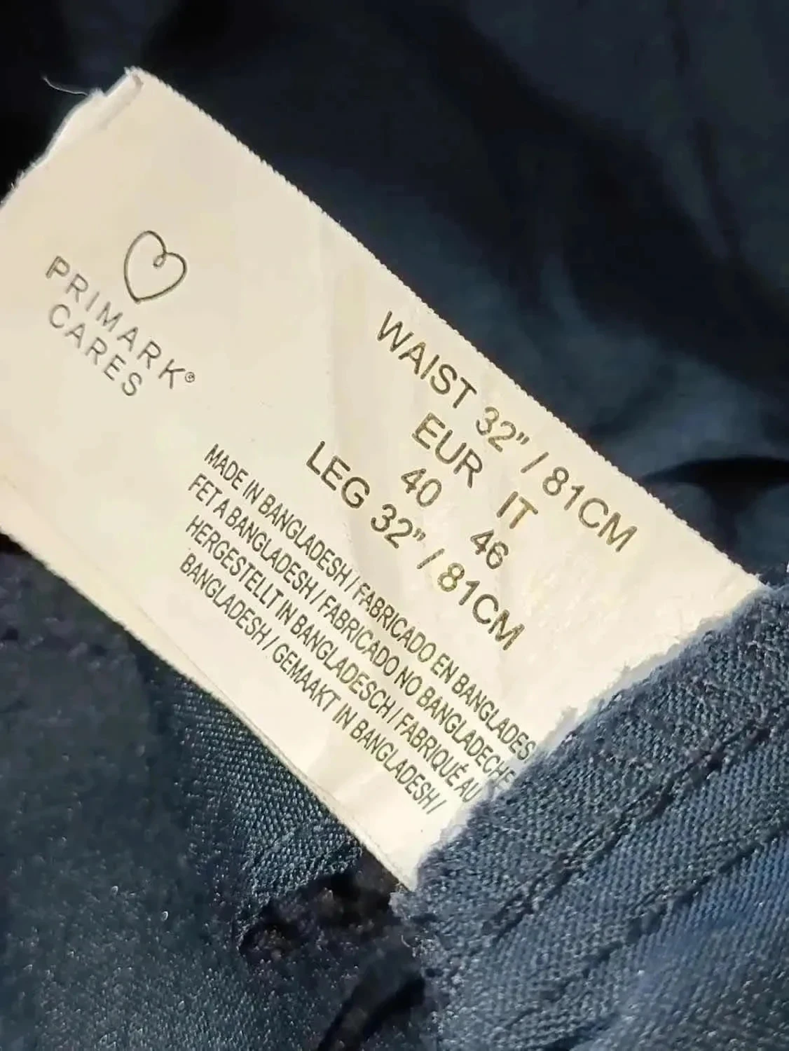 Calça chino Primark azul marinho Tamanho 40 – photo 8